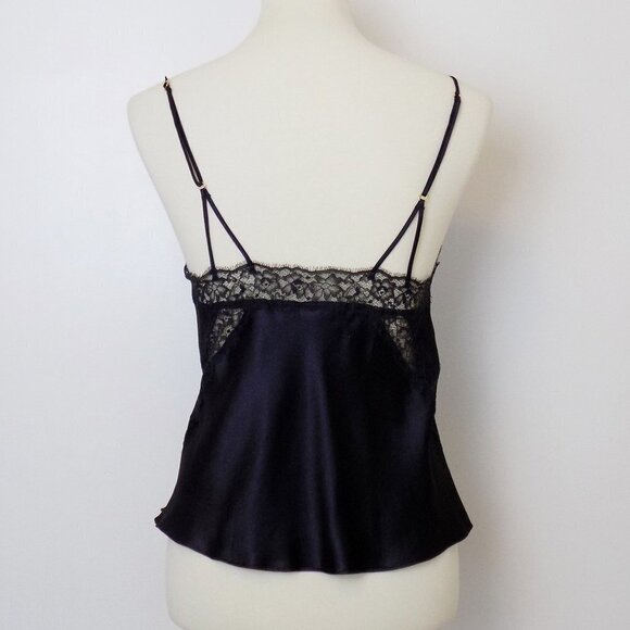 nwt victoria's secret satin and lace luxe cami top flowy silky - Picture 5 of 5